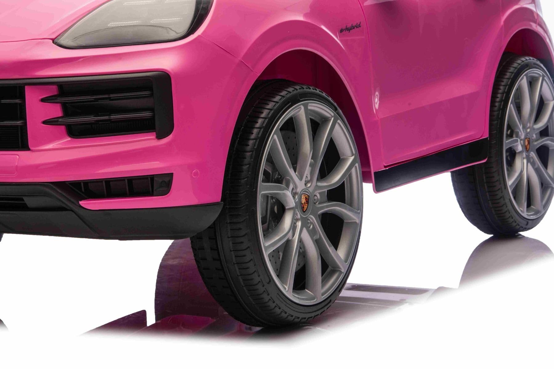 Porsche Cayenne dziecięcy samochód elektryczny 12 V, licencja – pojedyncze siedzenie elektryczne z baterią litową, zawieszenie, silniki 2 x 25 W, pilot zdalnego sterowania 2,4 GHz, MP3