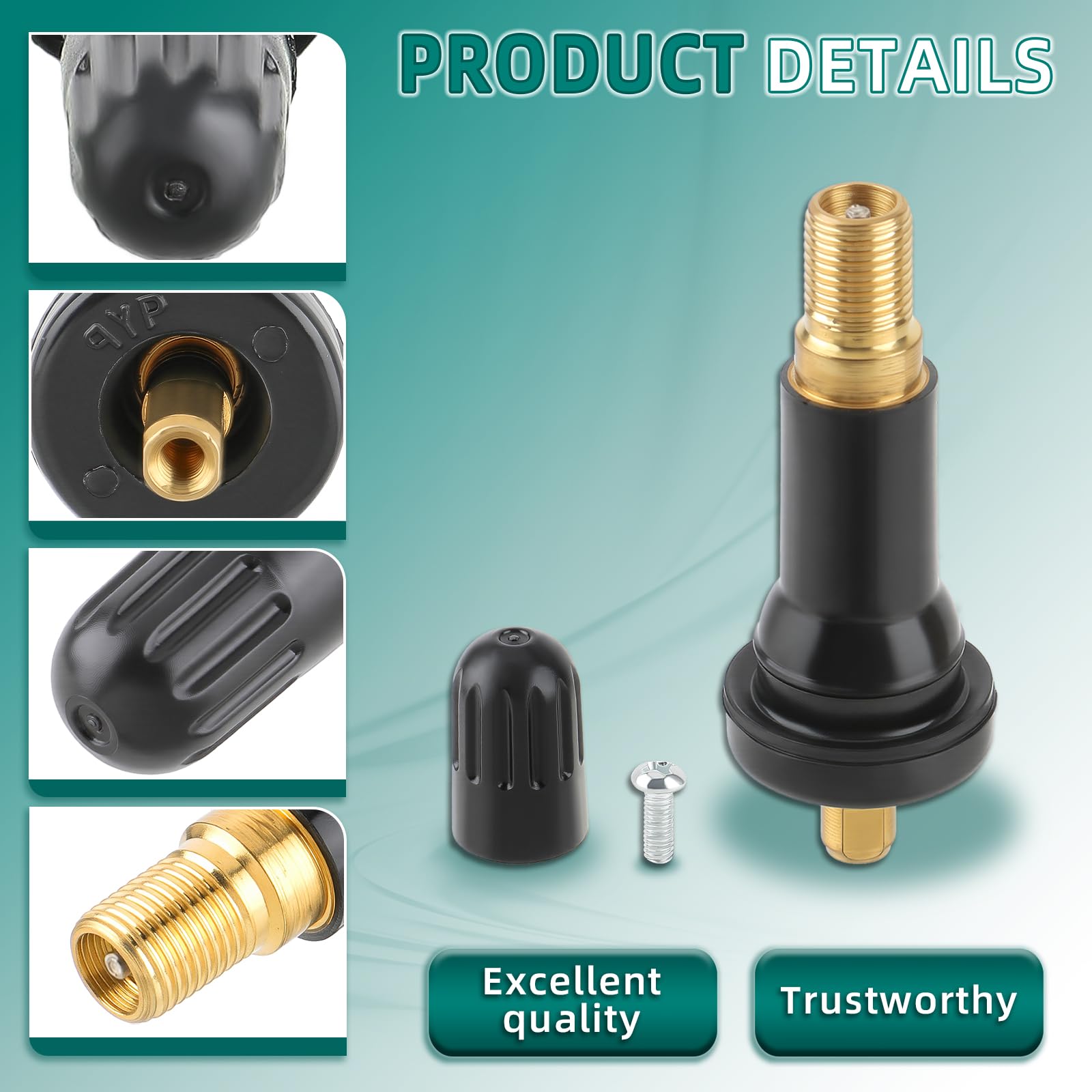 Amazon.com: AUTOKAY 20 PCS TPMS 17-20008 Rubber Snap-in Tire