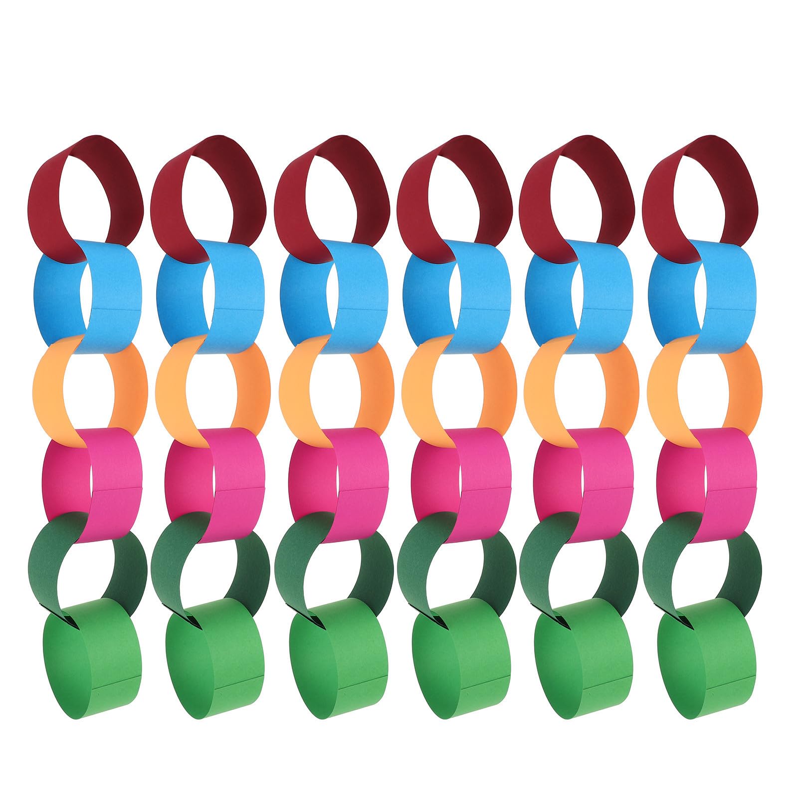 SEWACC 300 Piezas Guirnalda de Papel Colorido Resistente al Desgarro Fácil Montaje para Decoración de Fiestas y Fines de Semana en Familia, Adecuado