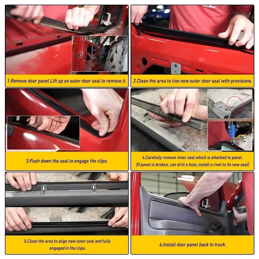 Ricambi Auto Per Honda Civic EK9 EK4 1996-2000, 2 Strisce Di Gomma Per La Guarnizione Dei Vetri Delle Portiere Anteriori