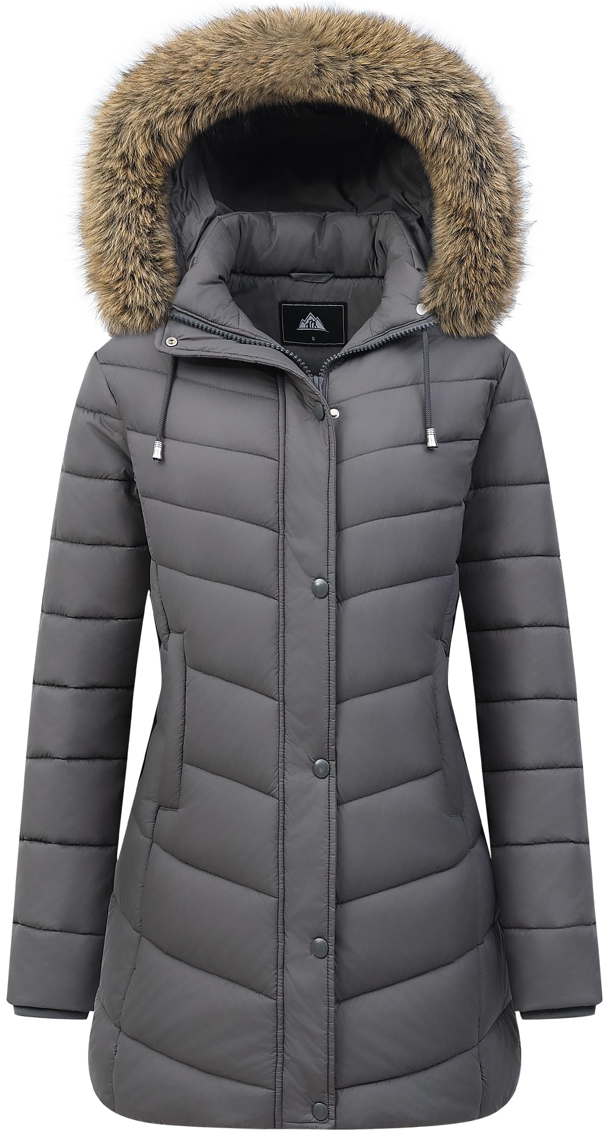 Women's Long Winter Puffer Coat