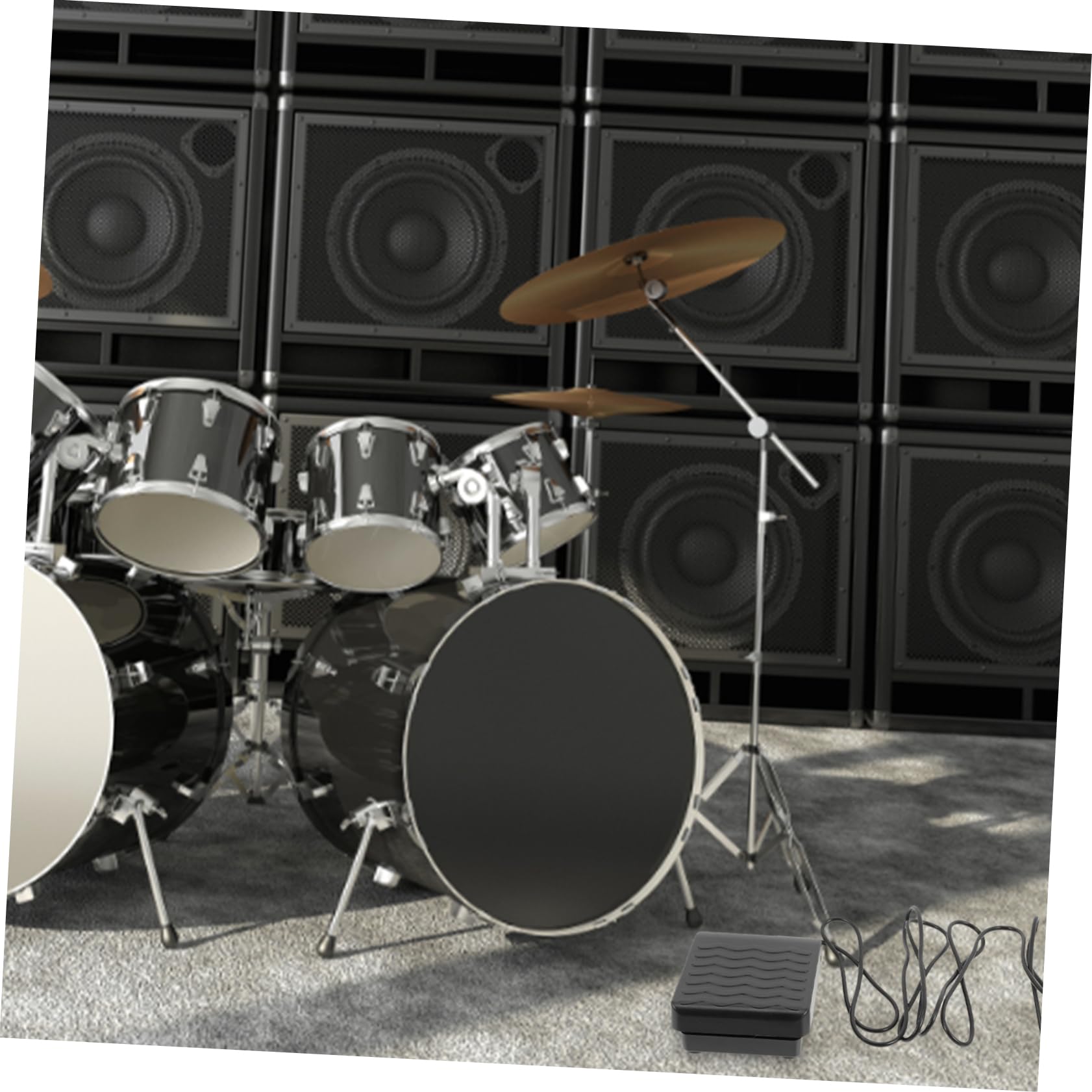 ibasenice 4piezas Pedal Sostenido Profesional Para Piano Electrónico Antideslizante y Compacto Compatible Teclados Digitales Para Músicos y Estudiantes