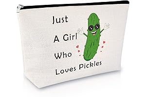 Fun Pickle Cosmetic Bag Travel Makeup Pouch