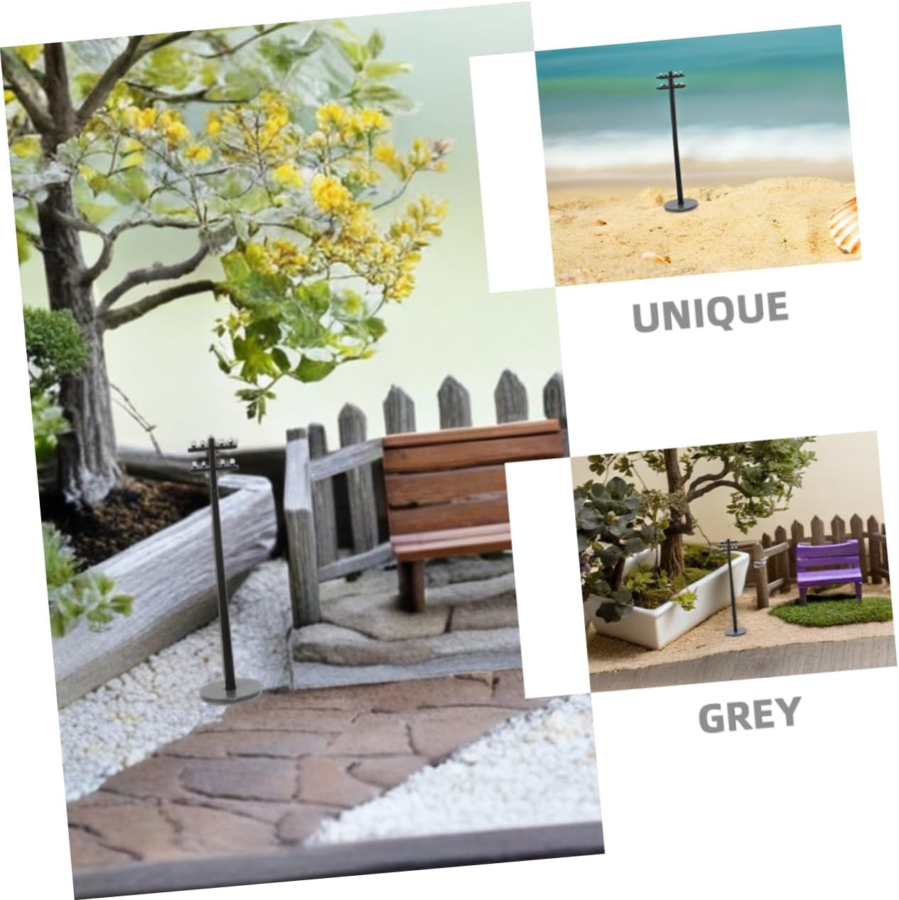 3pcs Miniature Telephone Poles Model Realistic Train Landscape Accessories for Sand Table Decor Scale Your Architectural Models Functional Details