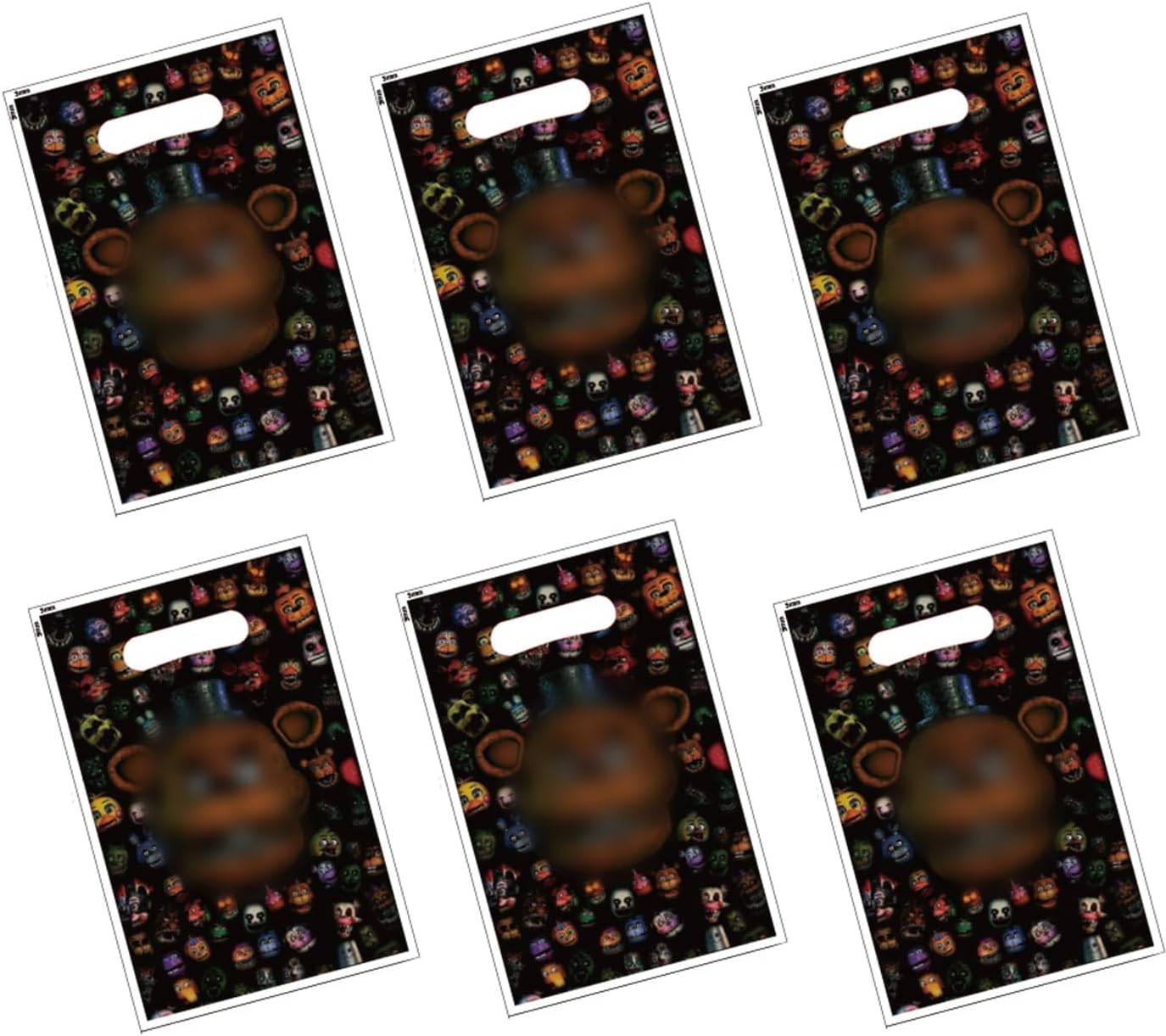 30Pcs Five Nights Party Gift Bags, Five Nights Gift Bags Party Supplies Birthday Decoration Gift Bags Five Nights Birthday Party Decorations