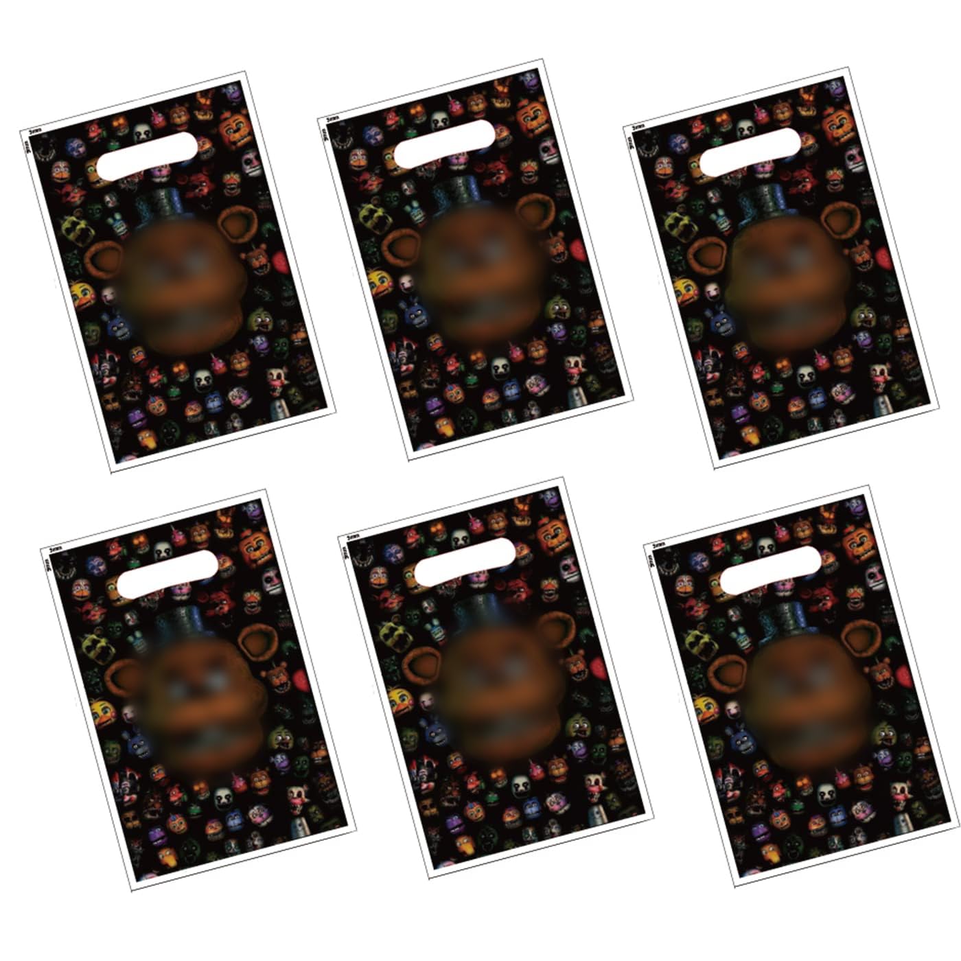 30Pcs Five Nights Party Gift Bags, Five Nights Gift Bags Party Supplies Birthday Decoration Gift Bags Five Nights Birthday Party Decorations