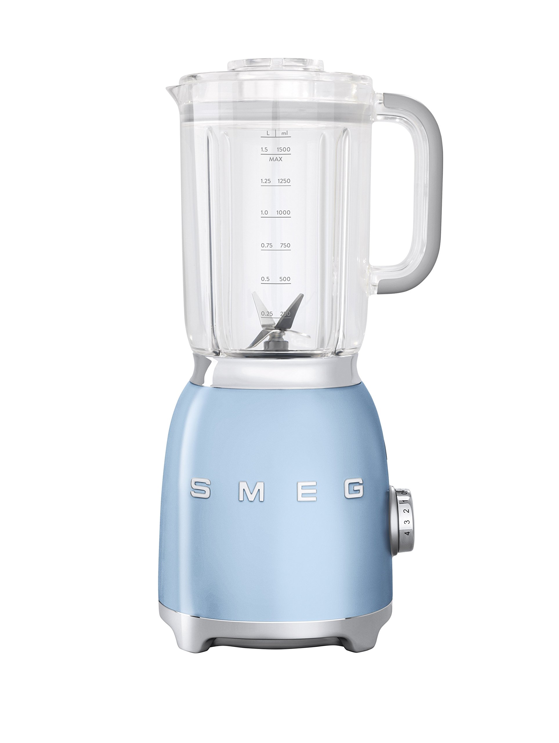 SmegBLF01PBEU blender 1,5 L Mélangeur de table 800 W Bleu