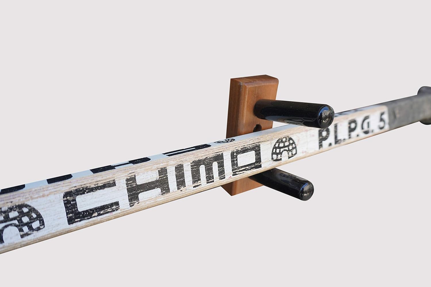 KR Ideas Horizontal Wall Mount for a Hockey Goalie Stick (Made in The USA) (Walnut) : Sports & Outdoors