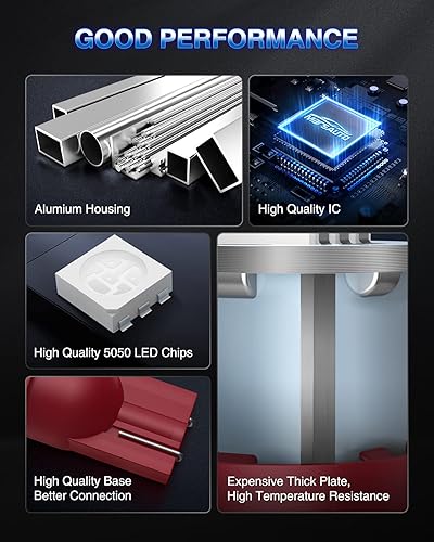 Miniatura 6 de Marsauto 194 bombillas LED de color rojo brillante 168 T10 2825 5SMD sin polaridad bombillas de repuesto para cúpula de coche, mapa, puerta,