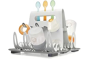 Dr. Brown's Deluxe Baby Bottle Drying Rack - Essential Home Item, Holds...