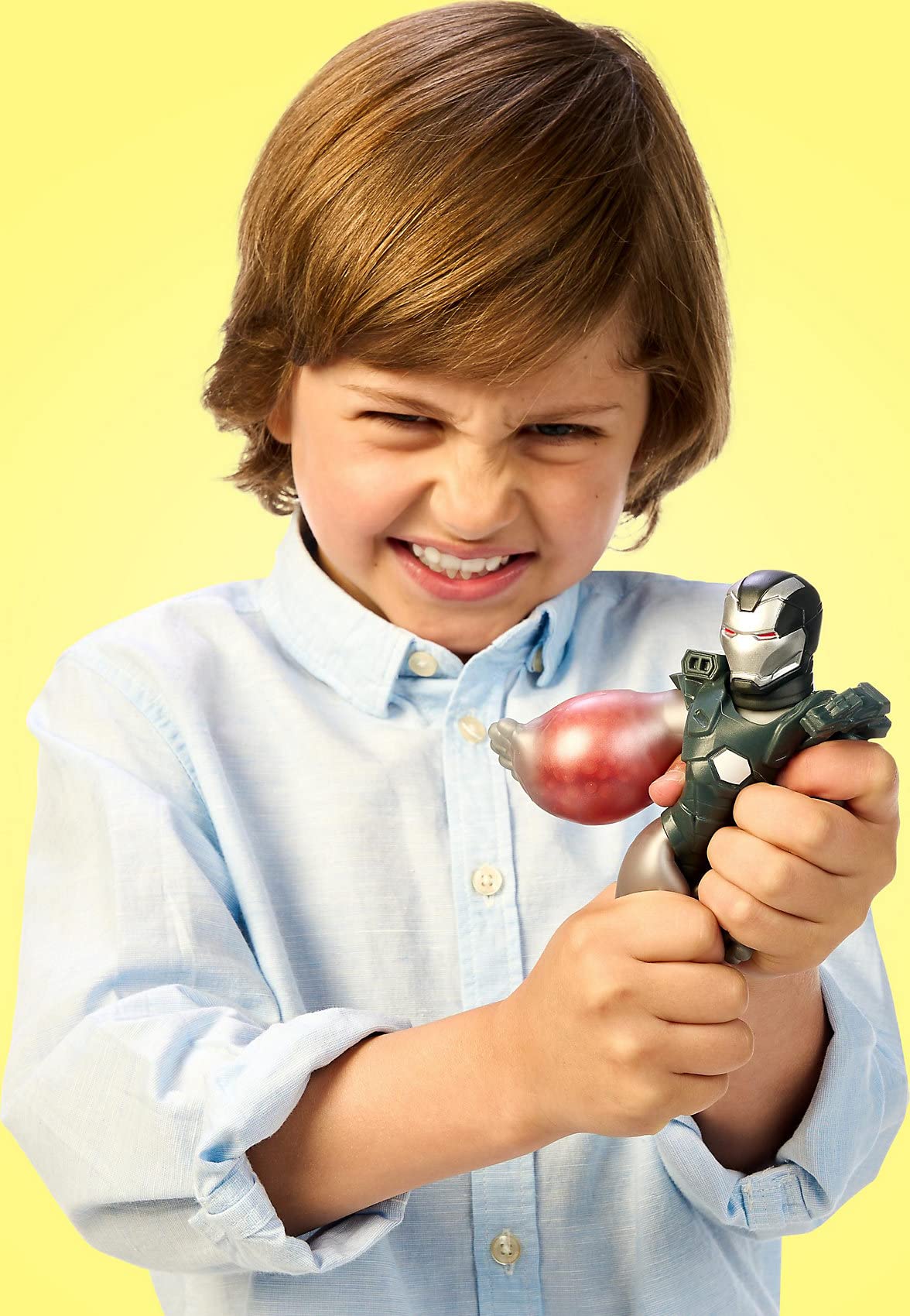 Heroes of Goo Jit Zu Marvel Hero Pack with War Machine: Super Stretchy Marvel Hero with Exciting Slime Filling - 11.5cm Tall - Image 3