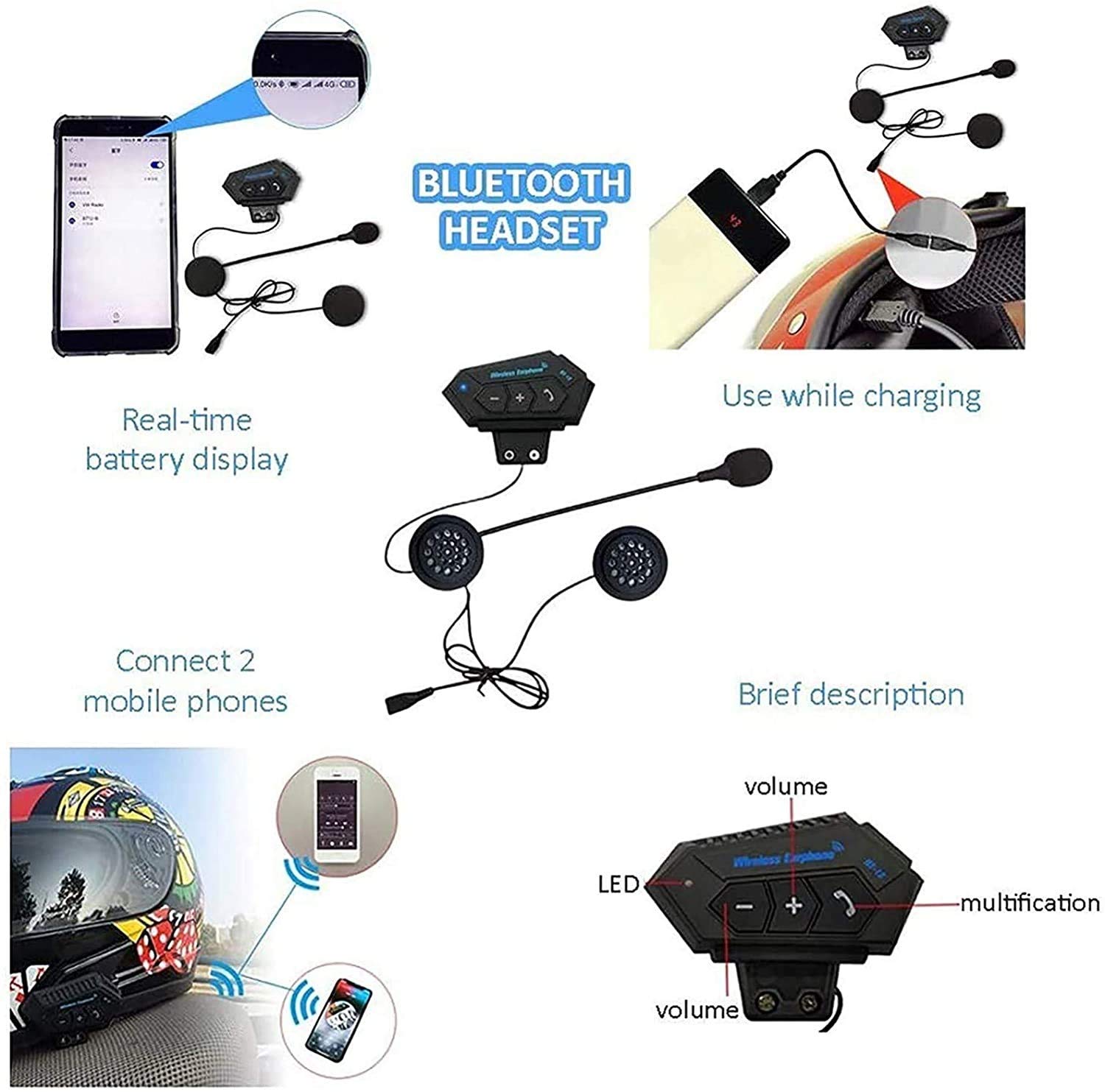 Met Bluetooth - Motor - Motorhelmen kopen? | Korting tot 32