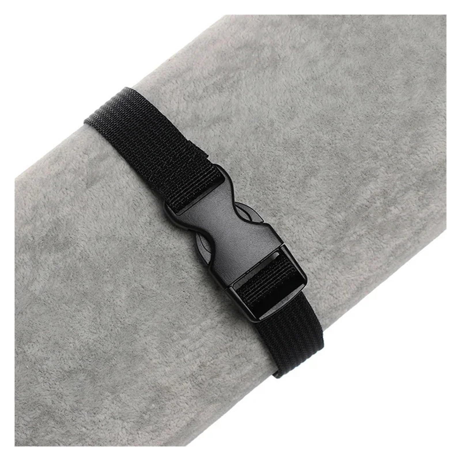Cinghia di fissaggio for bagagli da viaggio in nylon nero con fibbia a camma, kit, strumento campeggio all'aperto(1m)