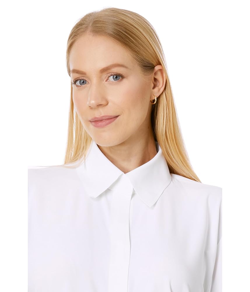 Norma Kamali Women's NK Shirt with Collar Stand at Amazon