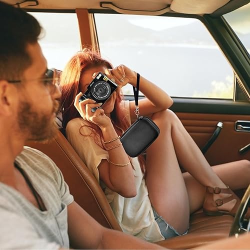 Miniatura 6 de Funda para cámara digital compatible con TEBNGIHNM para Duluvulu para Oiadek para zheozeig para Zostuic para cámara Toiauaha 4K Vlogging. Bolsa de