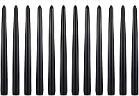 Vista 25 de Mega Candles 12 velas cónicas marrones sin perfume, velas de cera vertida a mano de 10 x 7/8 pulgadas, decoración del hogar, recepciones de boda