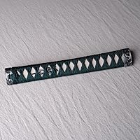 Vista 18 de Mango de Espada Tsuka 10.2in o Especificaciones Especiales Herrajes de Aleación/Cobre/Hierro e Imitación o Samegawa Real