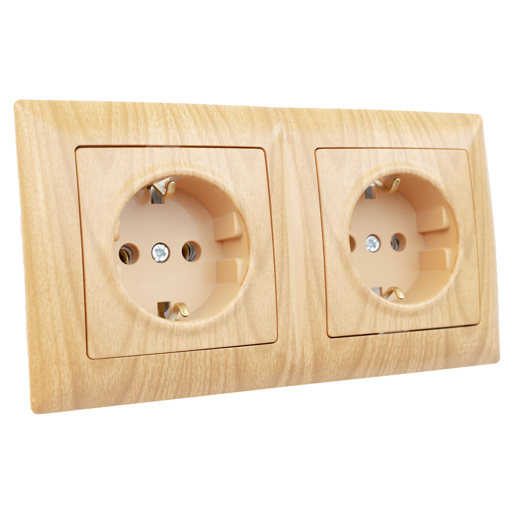 Gunsan Visage Presa Da Incasso Singola Senza Vite – Colore Argento Scuro, 250V 16A, Con Morsetti A Innesto, Dimensioni 70x70mm