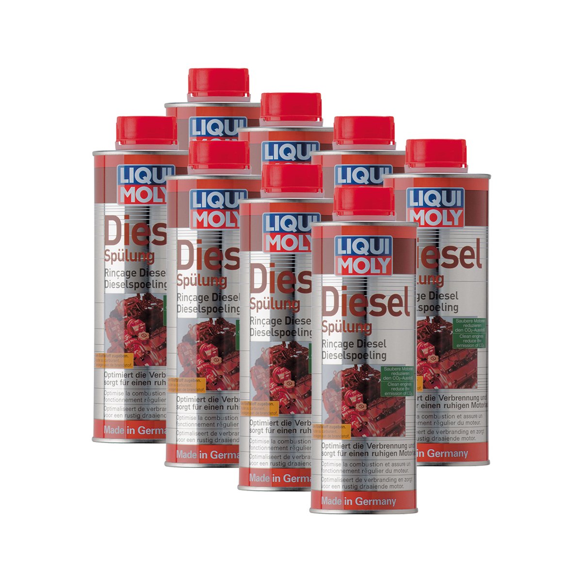 8x LIQUI MOLY 5170 Diesel-Spülung Kraftstoffzusatz 500ml
