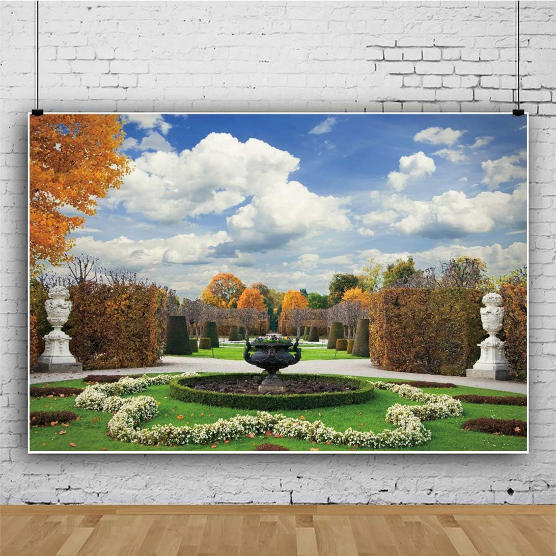 OERJU 5x4ft Splendid Park Backdrops for Photoshoot Stone ...