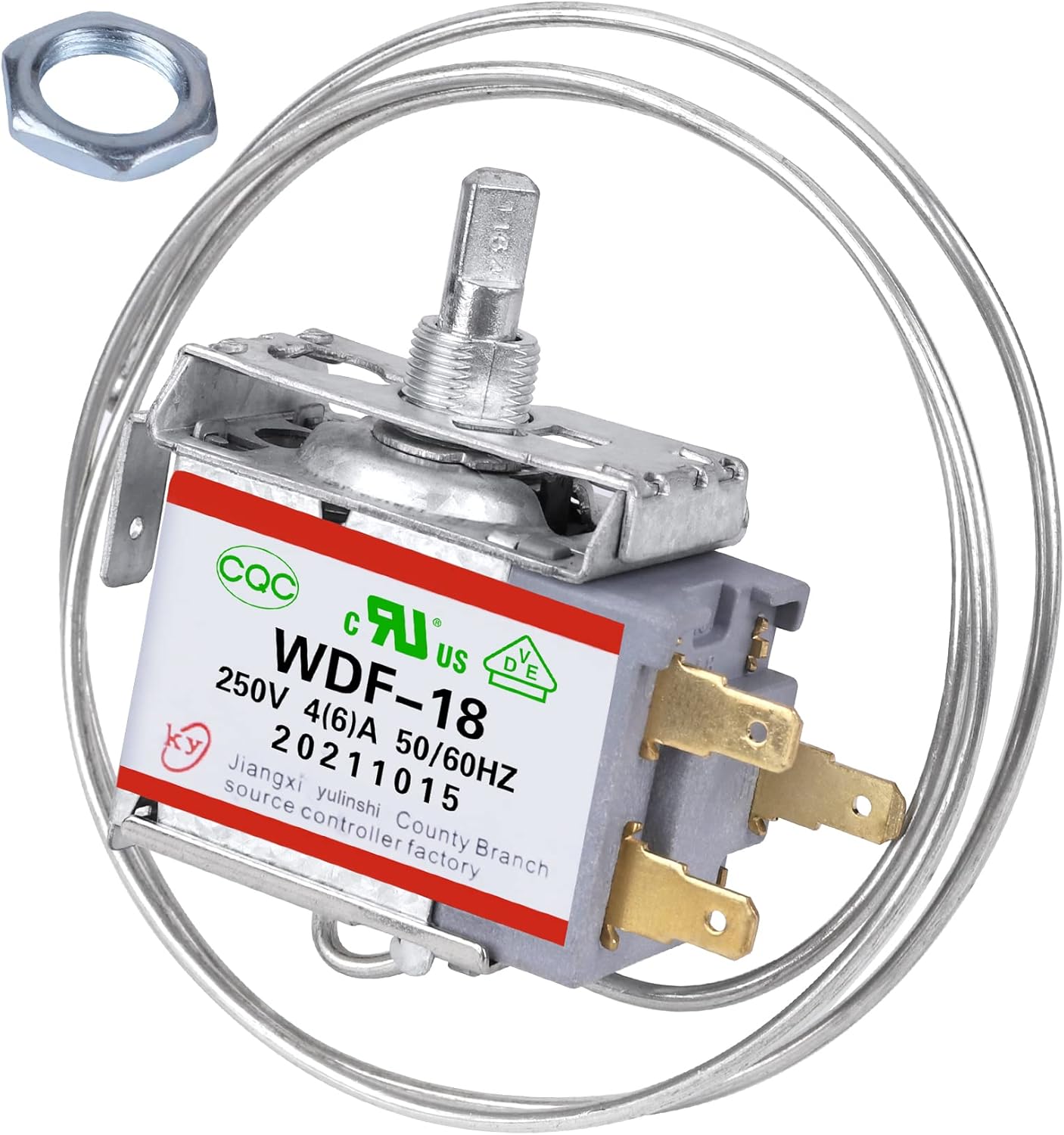 Mini Fridge Thermostat, 3 Pin screw mount Universal WDF18