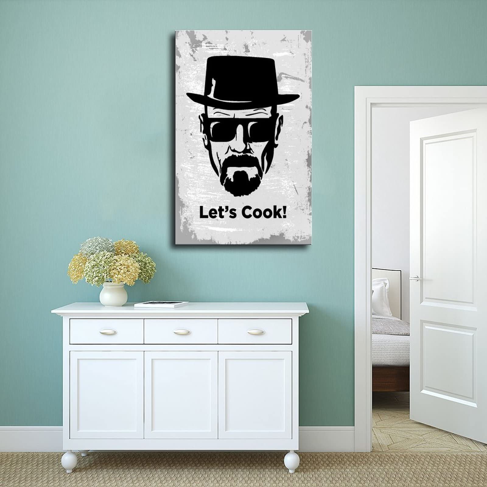 GUyfam Heisenberg - Poster in metallo vintage, decorazione artistica da