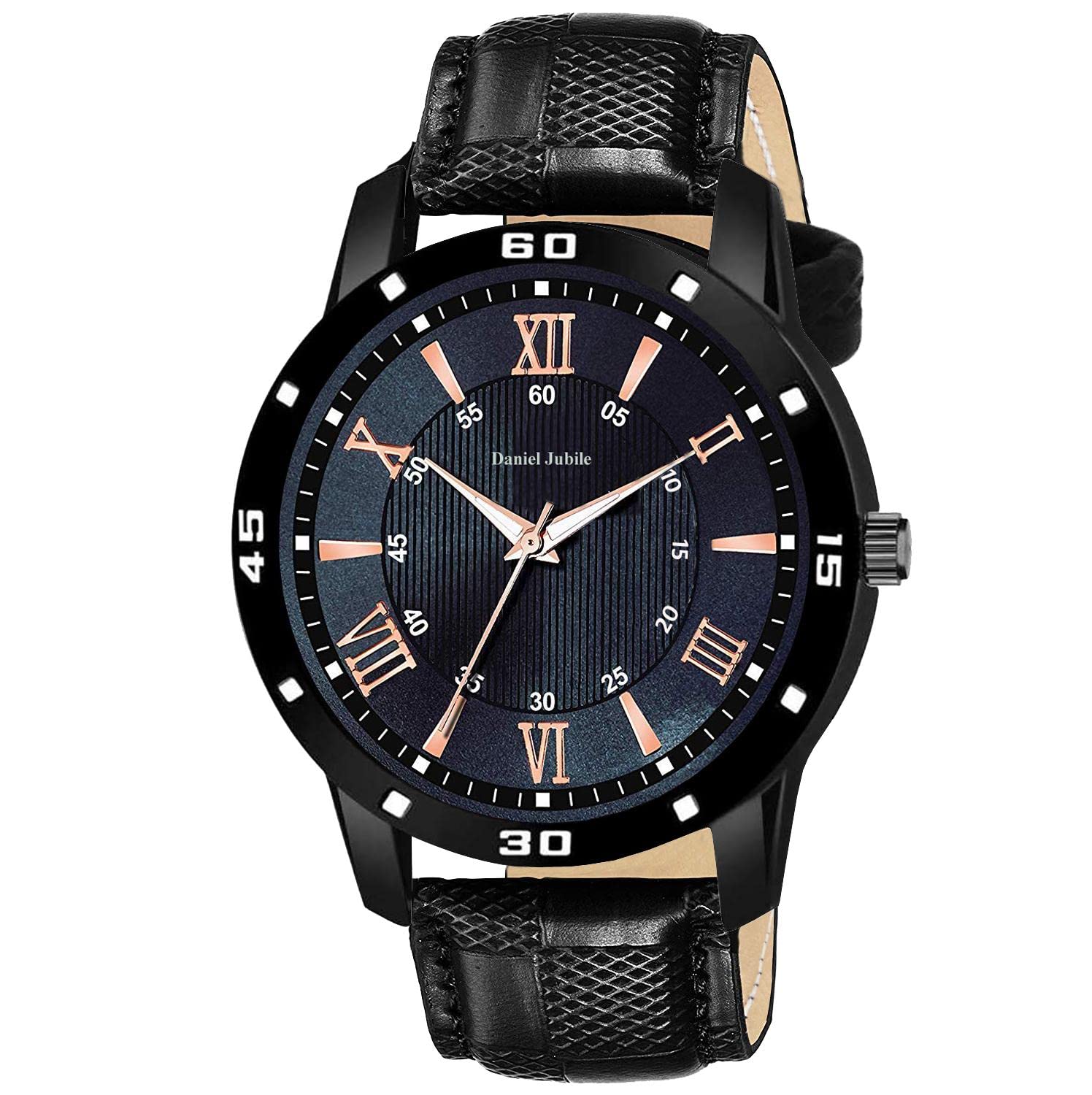 Analog Wrist Watch Leather Belt for Mens (Black) (B0BWXXB7PW) Amazon Price History, Amazon Price Tracker