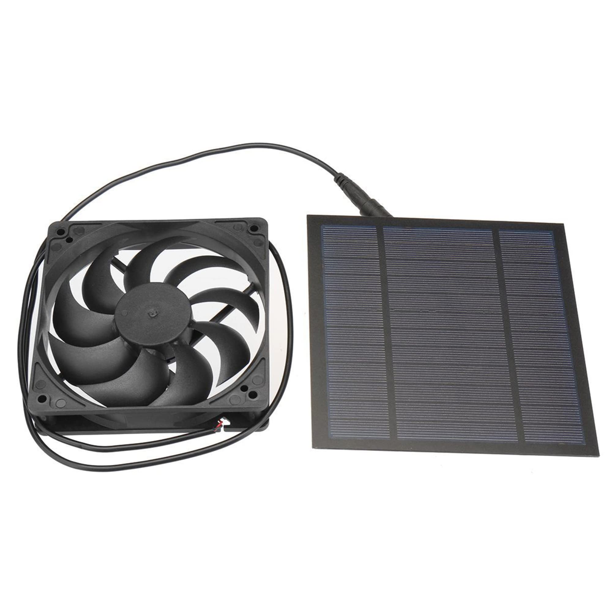 Ventilador solar 10w 12v portátil e impermeable para gallineros y cobertizos