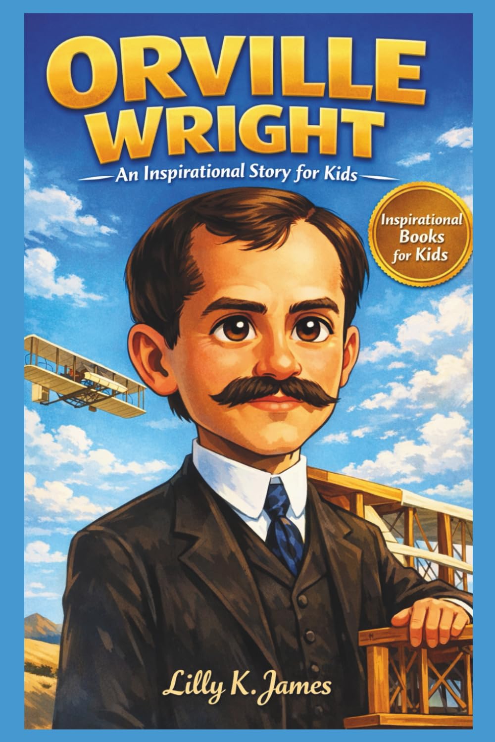 ORVILLE WRIGHT An Inspirational Story for Kids: The Amazing True Story of the First Airplane and the Power of Never Giving Up (An Inspirational Inventors Stories for Kids)