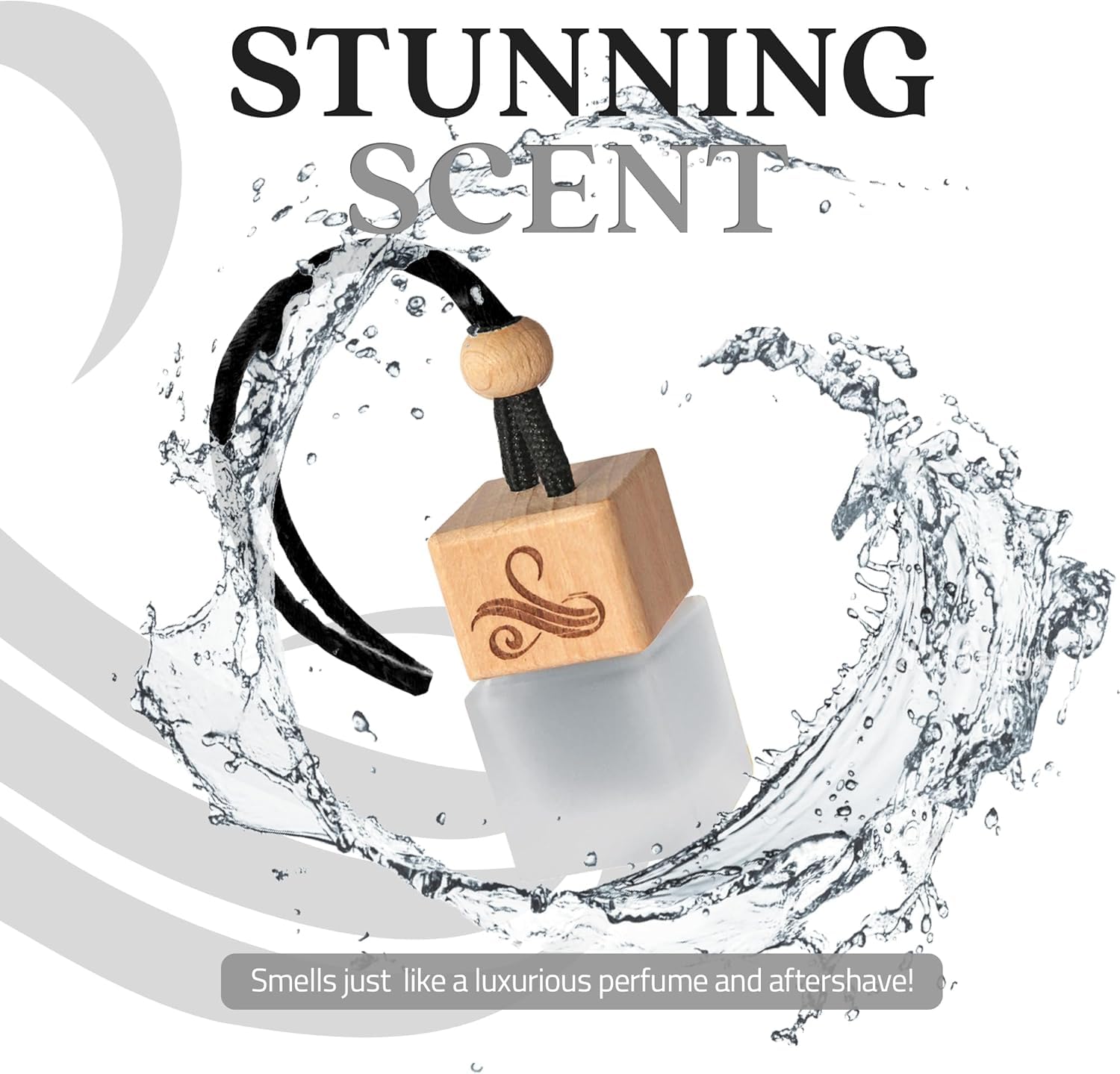 Inspirado en Inv.ictus Ambientador de coche para hombre, difusor de lujo de larga duración, perfume de aroma automotriz, ambientador automático con clip de ventilación, tecnología eliminadora de