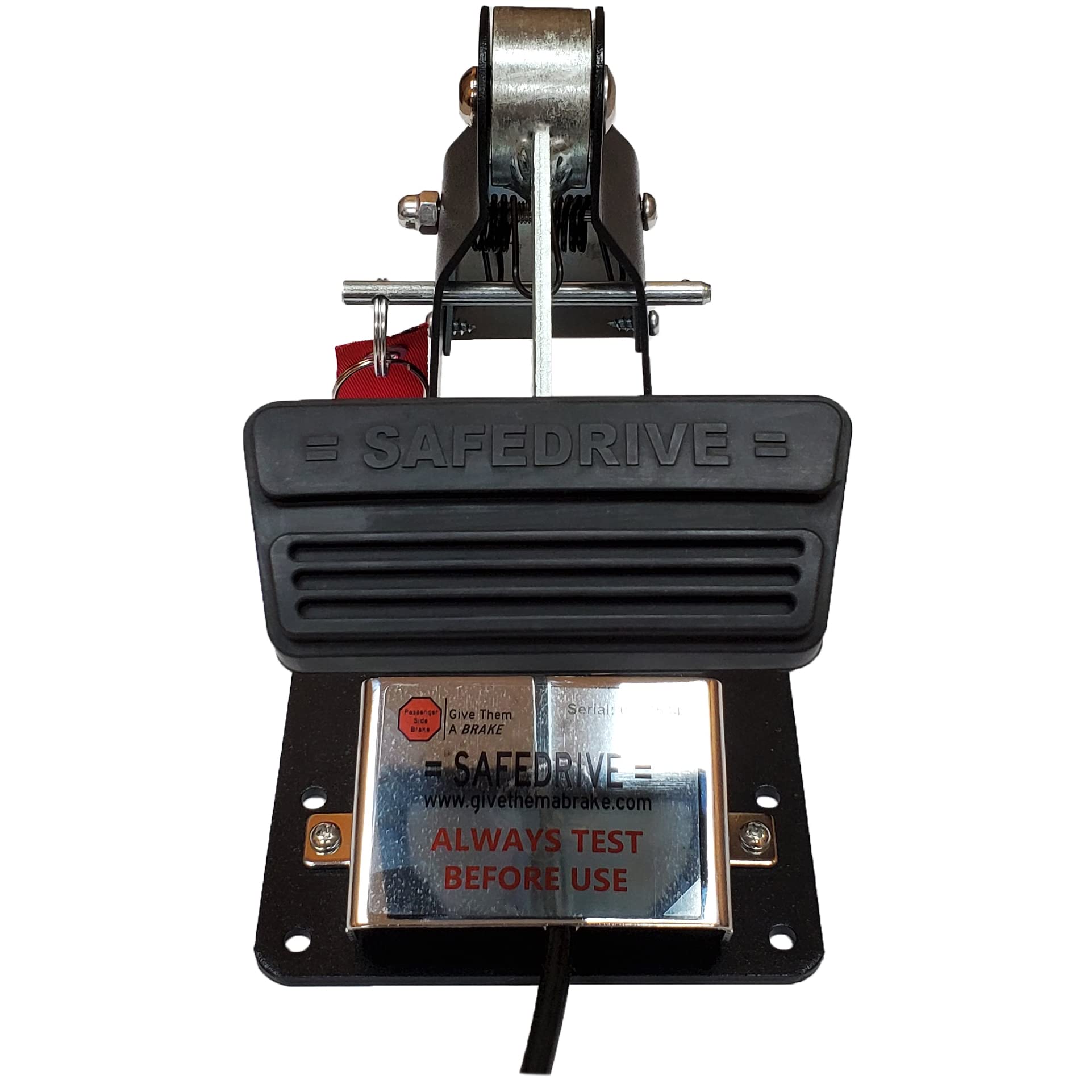 SAFEDRIVE Universal Dual Brake, Instructors Passenger Side Brake, School Student Drivers Ed Training Brake Pedal, RHD Brake