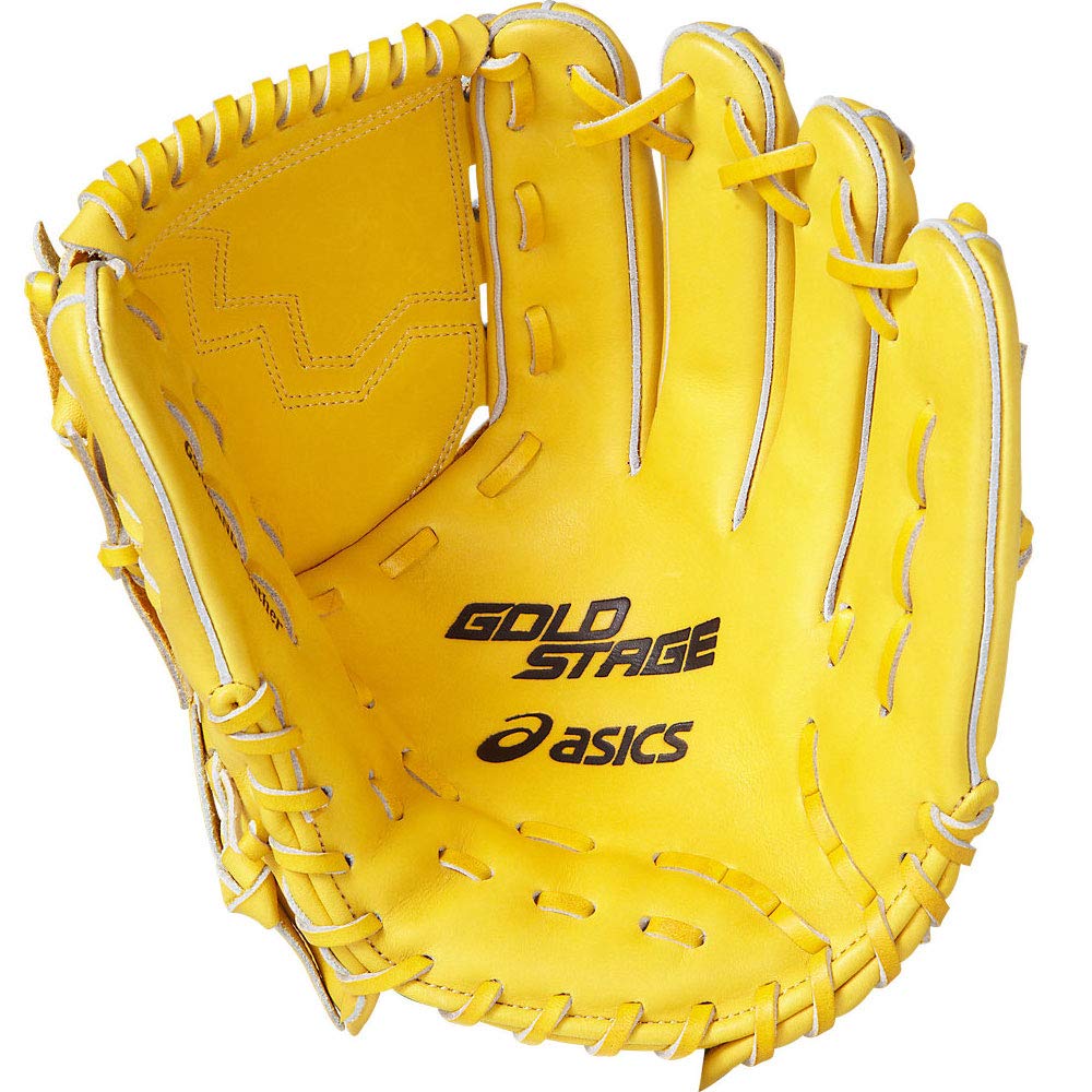 Amazon.co.jp: ASICS Baseball Hard Pitcher Gloves Gold Stage Royal