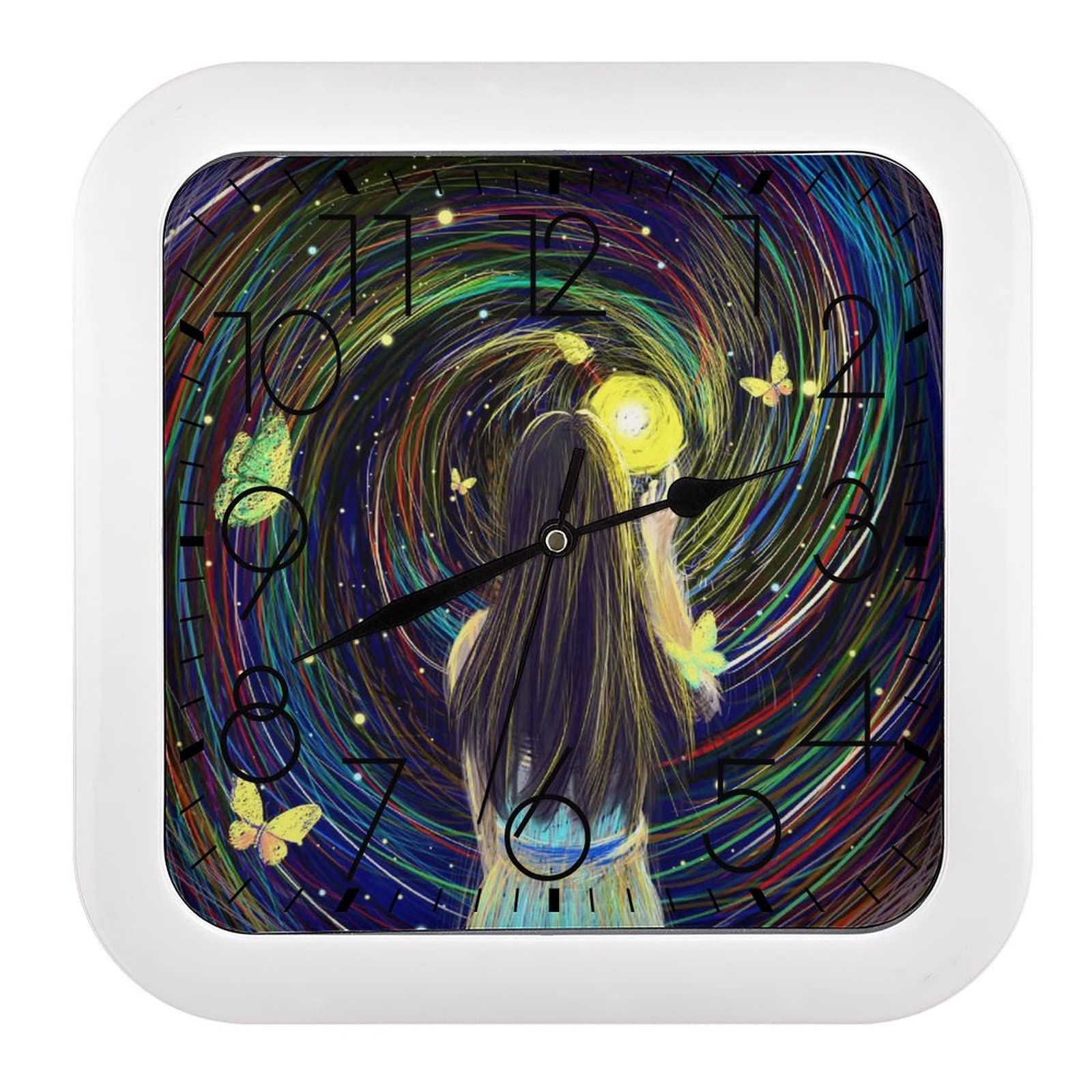 Pendule murale silencieuse pour ecole et classe Vortex Moderne 26cm