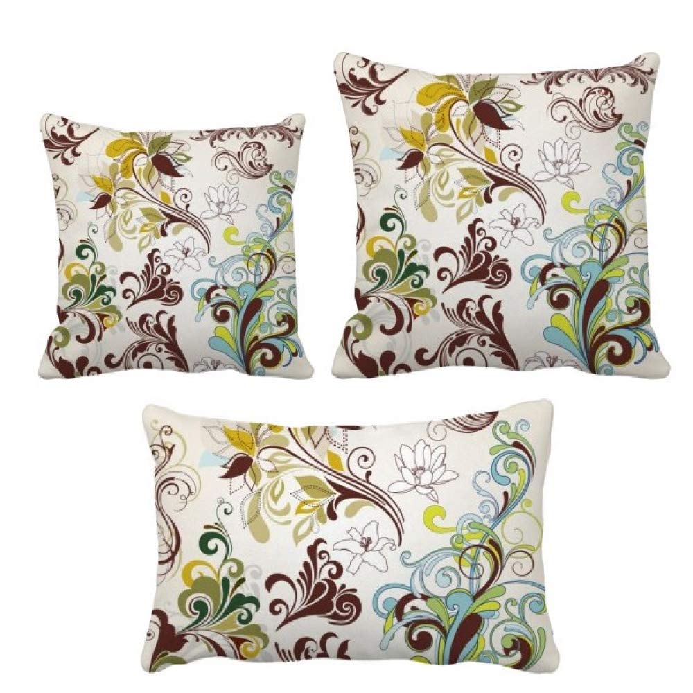 Coussin décoratif fleurs DIYthinker aux finitions soignées pour lit et canapé