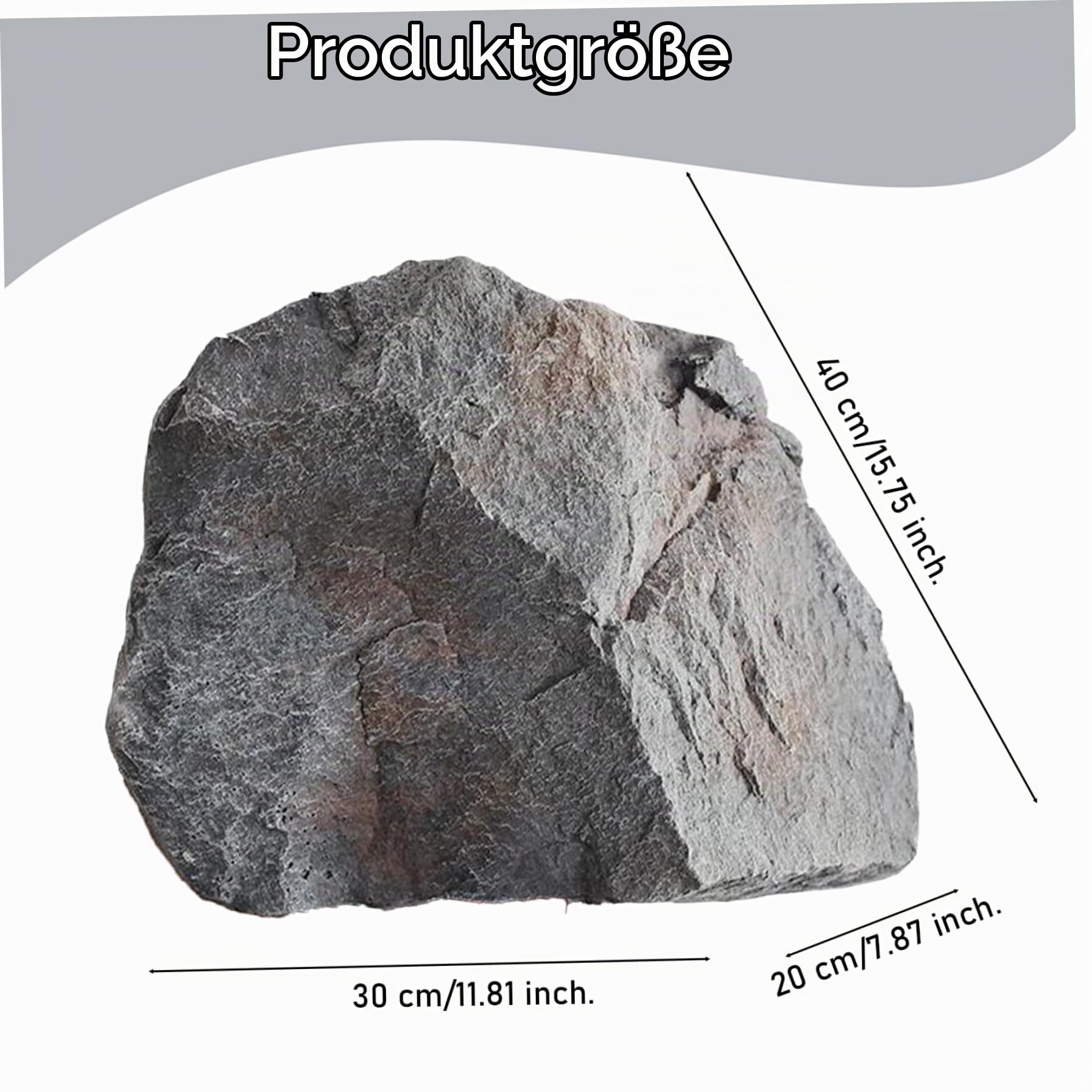 Fake Rock Regenwaldlandschaft, realistische PU -Schaumkünstlungsgesteine ​​mit natürlicher Textur, vielseitige Faux -Gesteinsabdeckungen für Landschaftsgestaltung und Brunnenpumpengehäuse, Stil 2