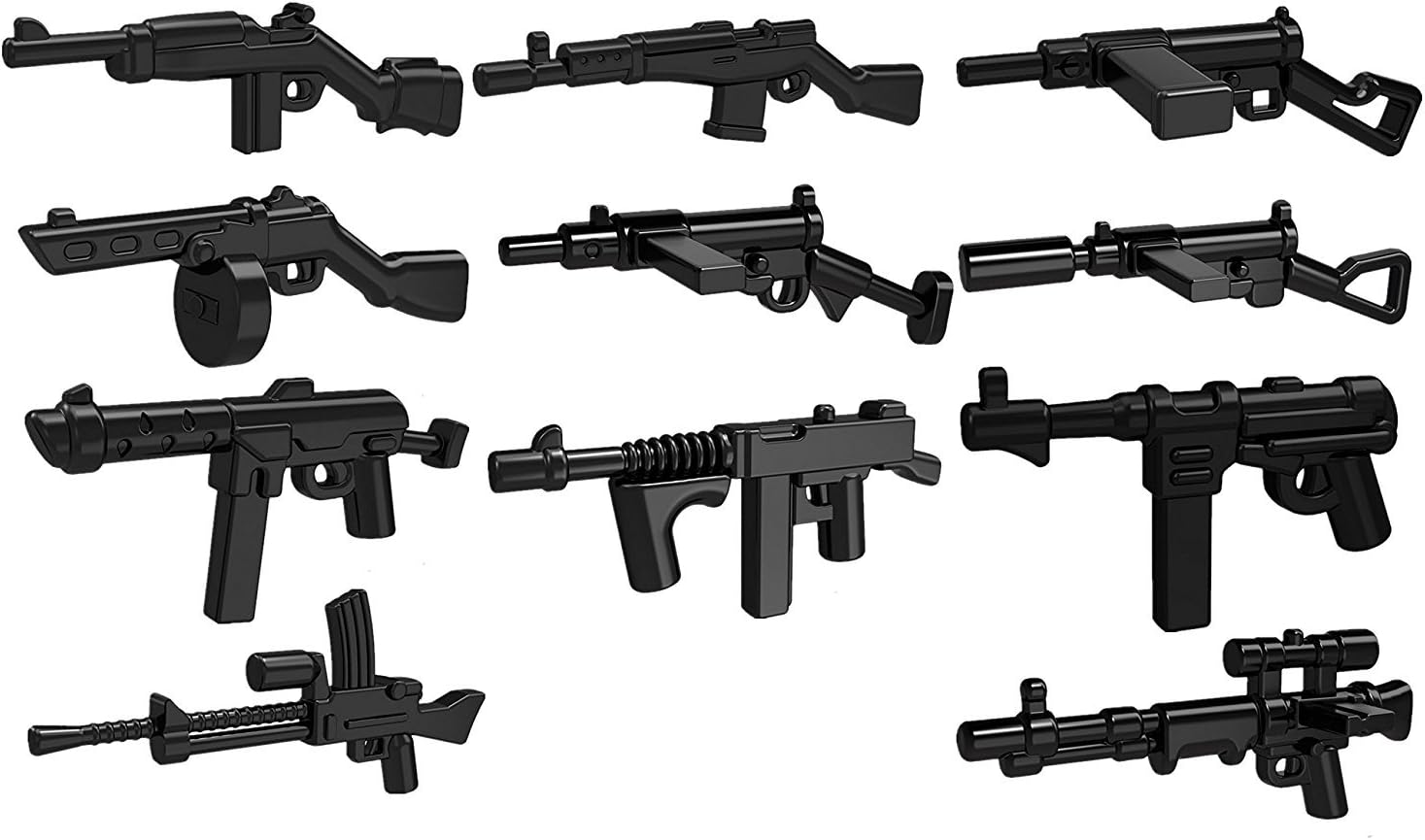 Papi Max minifigure accessory WW2 WWIIweapons sets 22 pcs bundle