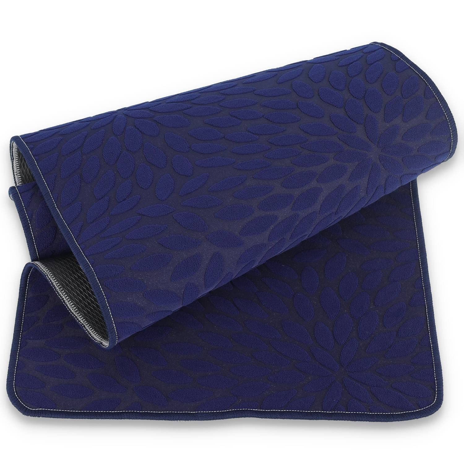 CASA TESSILE Antypoślizgowy chodnik kuchenny, szerokość 50 cm, ARIEL - BLU SCURO, 280 cm