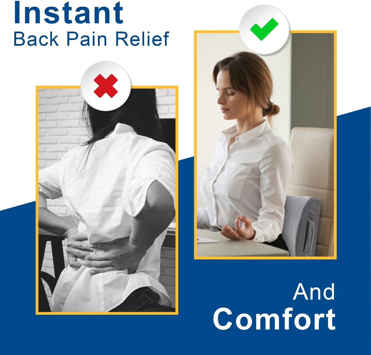 Get Special Price Lumbar Pillow Back Pain Support - Seat Cushion For Car or Office Chair | Memory Foam, Lower Back Pain Relief, Improve Your Posture, Protect & Soothe Your Back| Adjustable Extender Strap, Velvet Grey Best Cyber Monday 🔥 Lumbar Pillow Back Pain Support - Seat Cushion For Car or Office Chair | Memory Foam, Lower Back Pain Relief, Improve Your Posture, Protect & Soothe Your Back| Adjustable Extender Strap, Velvet Grey