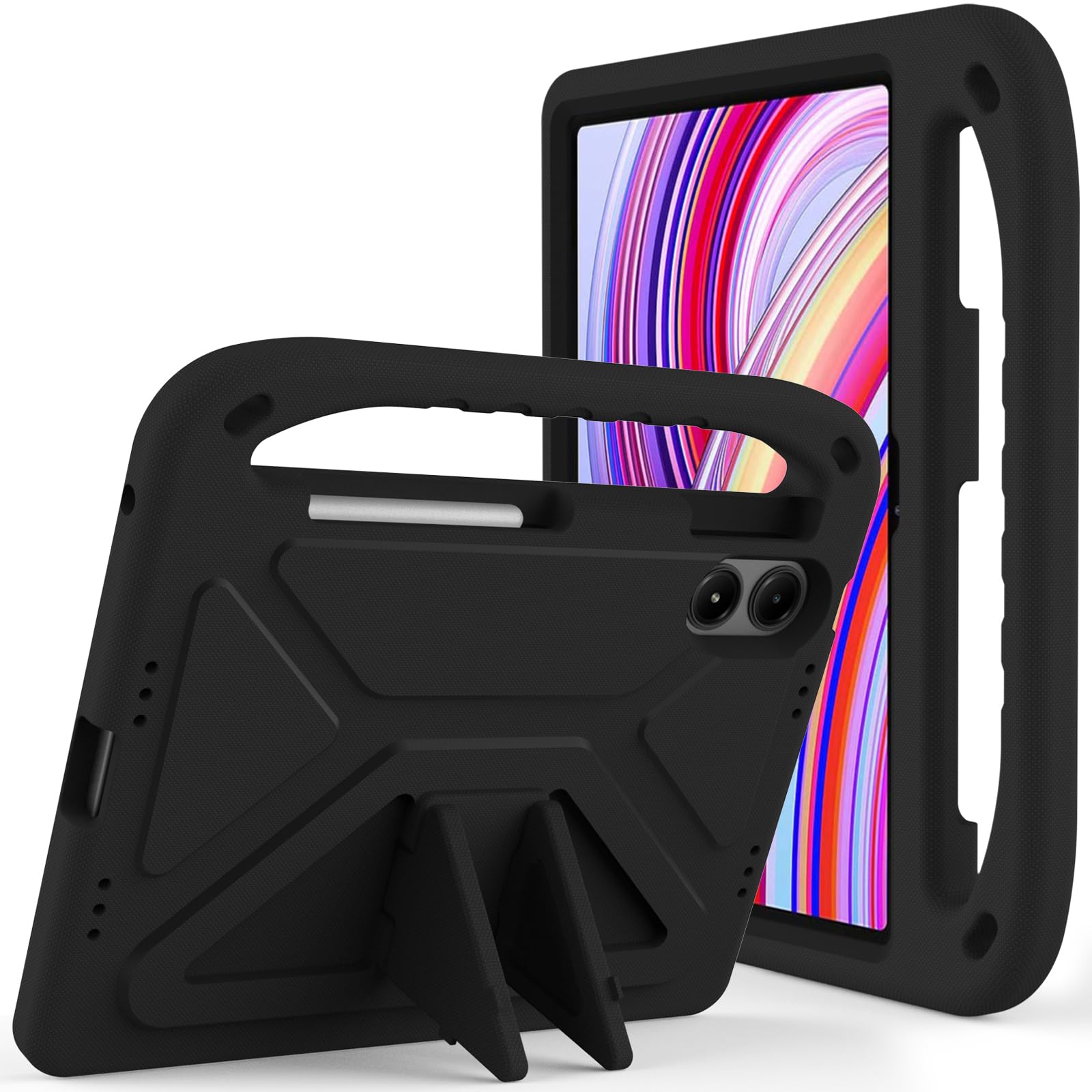 Kinder-Tablet-Hülle Für Xiaomi Redmi Pad Pro (12,1 Zoll) – Stoßfest, Mit Griff & Schultergurt