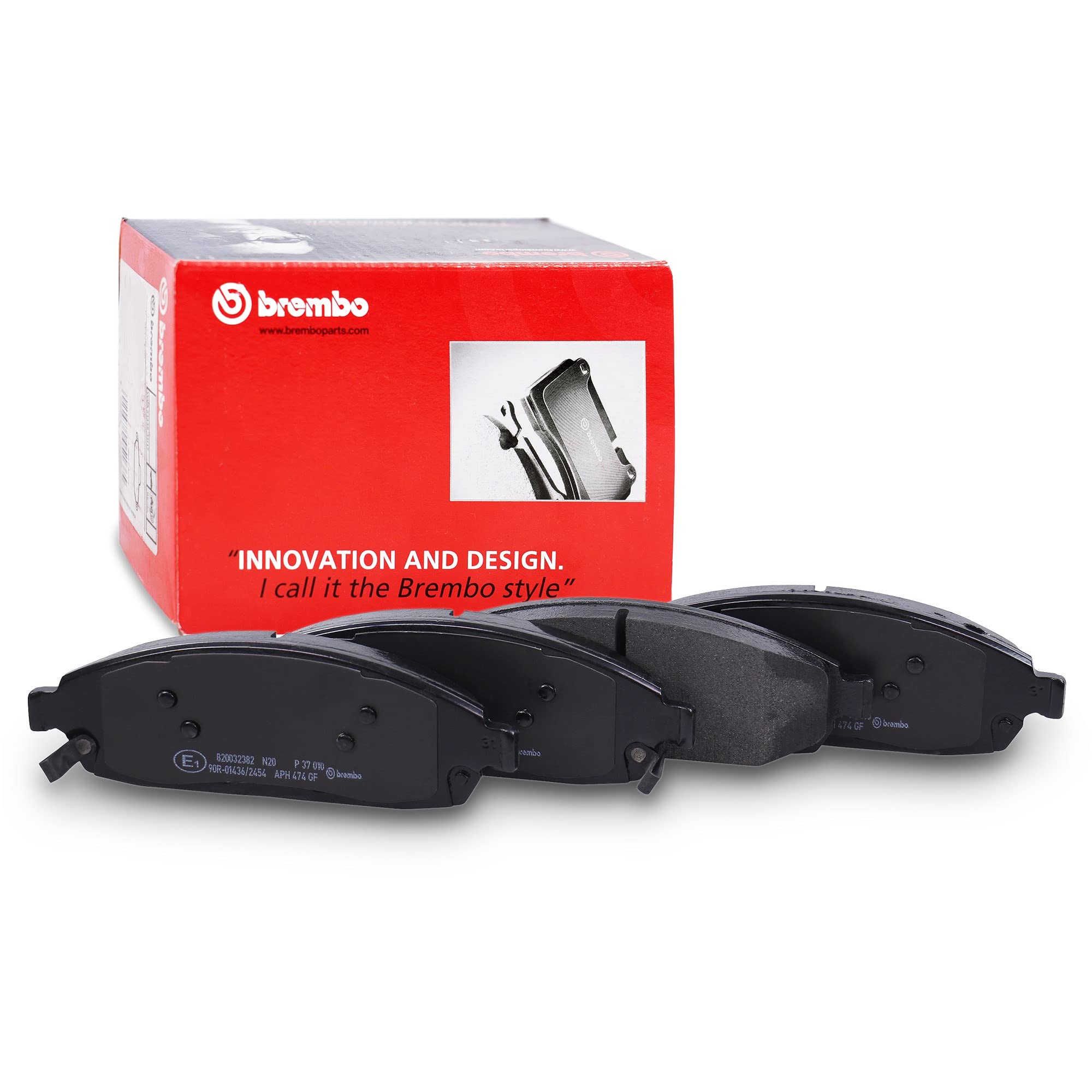 Brembo P 37 010 komplet klocków hamulcowych, hamulec tarczowy – (4-częściowy)