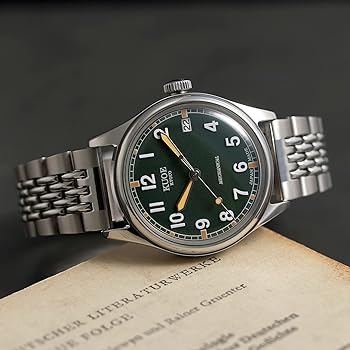 Amazon | [クオ] KUOE 日本製 OLD SMITH 90-002 自動巻き グリーン