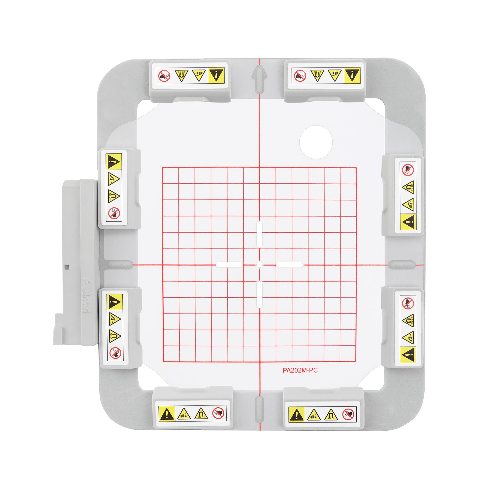 Sew Tech Magnetischer Stickrahmen für Viking Designer Diamond Deluxe Ruby Royale Topaz Pfaff Creative Sensation Vision Nähmaschine 11,9 x 11,9 cm Mighty Snap Magnet Rahmen