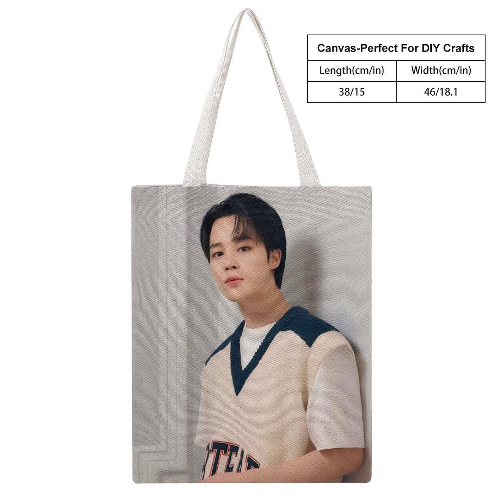 さるま　BTS ジン　顔プリントトートバッグ t＊ BTS JIN 顔プリントトートバッグ Amazon.co.jp: BTS-jin トート