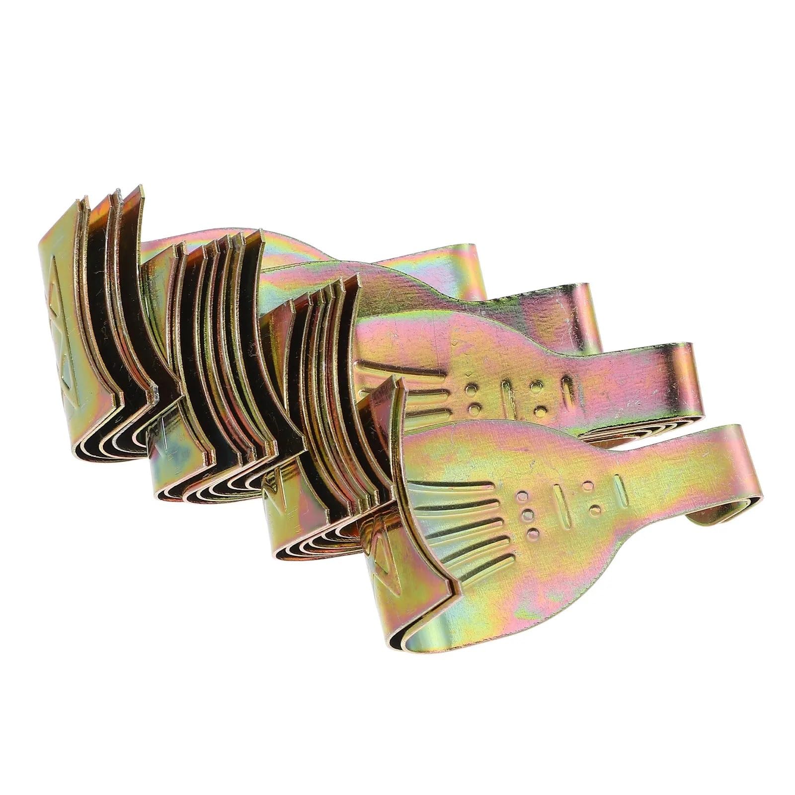 Lutachy One Color Picture Rail Hooks 20Pcs Picture Frame Corner Clamps Metal Fasteners Rust Resistant 90 Degree Angle Connectors For Rail Hanging System Oil For Pictures Frames Gallery Pictures Billboards