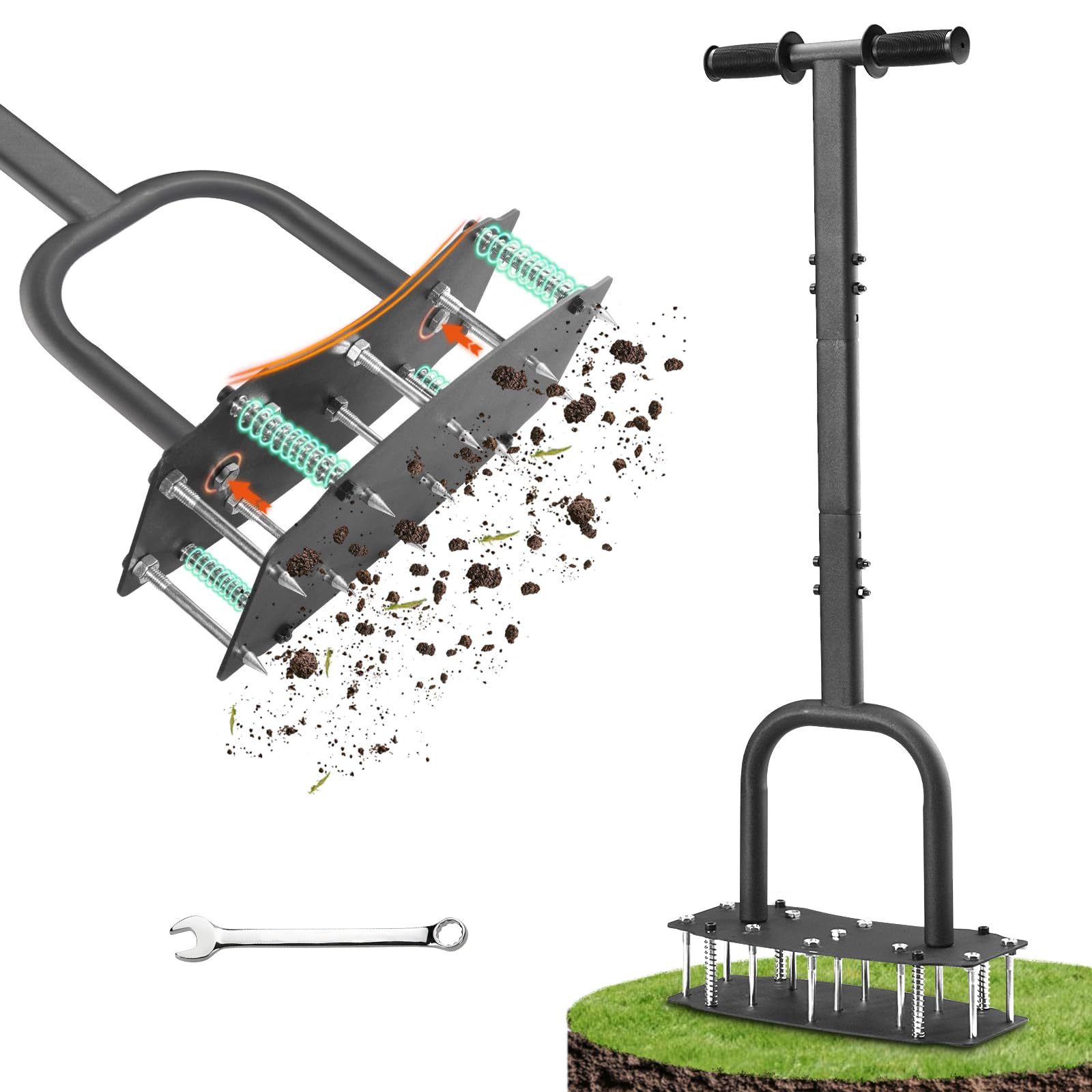 Lawn Aerator Tool for Clay Soil