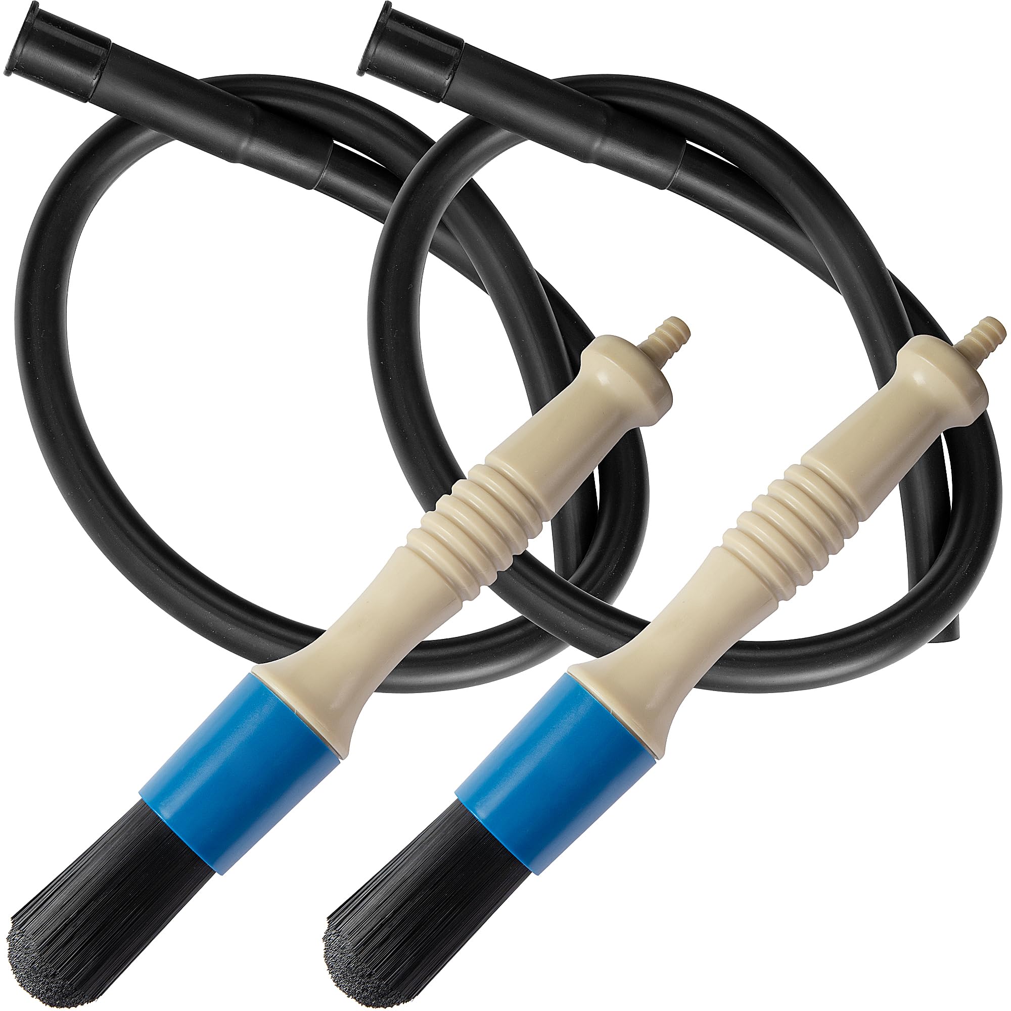 DECOHS 2 Pcs Parts Washer Brush with 31 Inch Hose- Wear Resistant Parts Cleaning Brush- Parts Cleaner Flow Through Replacement Brush for Parts Washing Cleaning