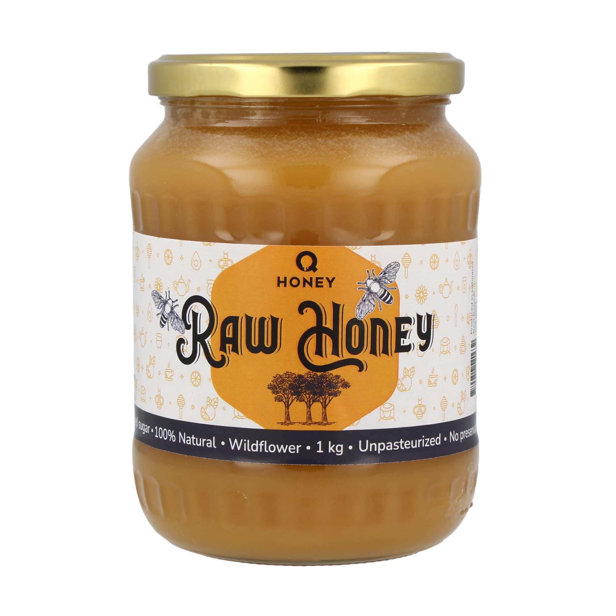 Buy Pure Raw Honey 1kg Natural Unpasteurised Unfiltered Unheated Forest