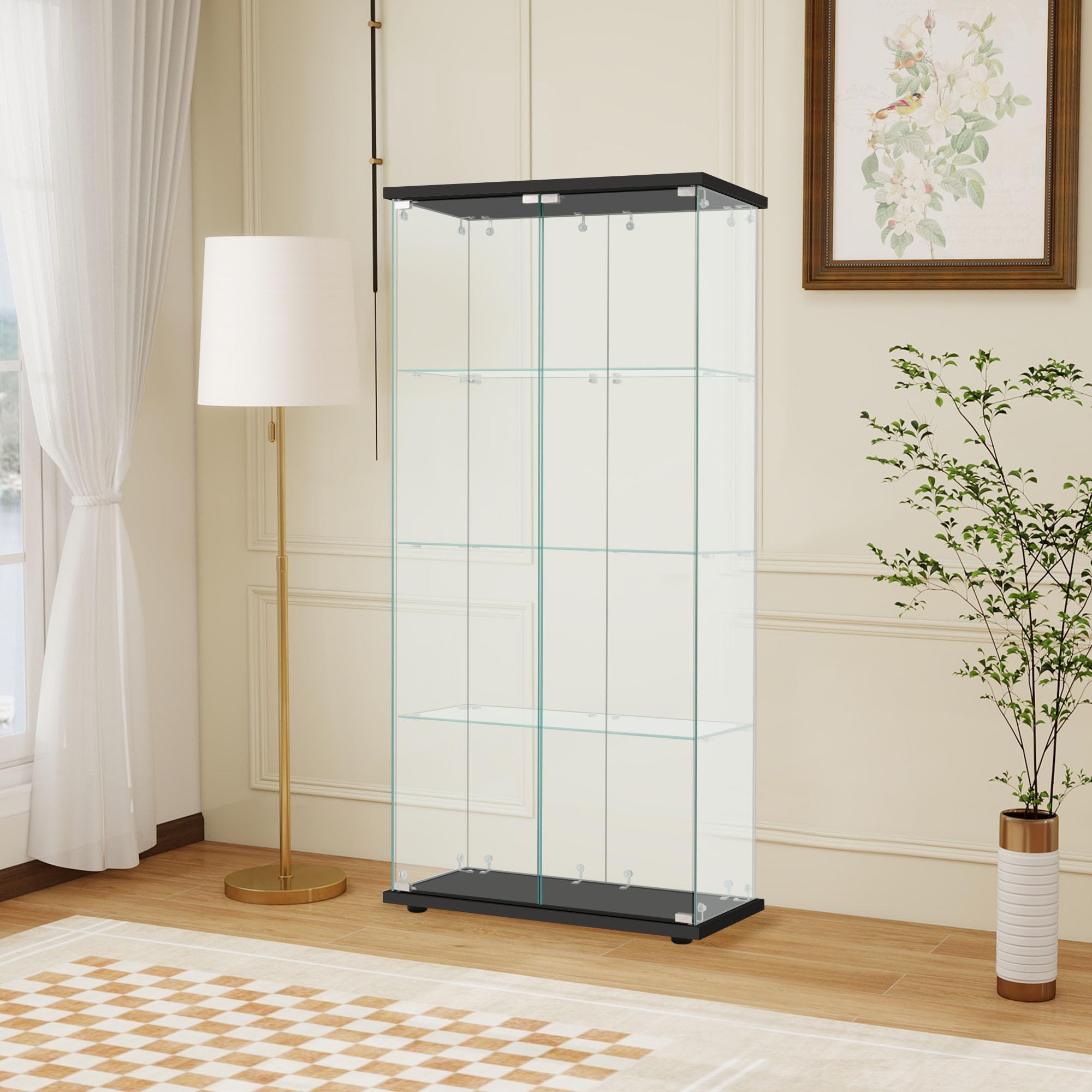 Amazon.co.jp: コレクションケース 両扉タイプ 大型 ワイドタイプ