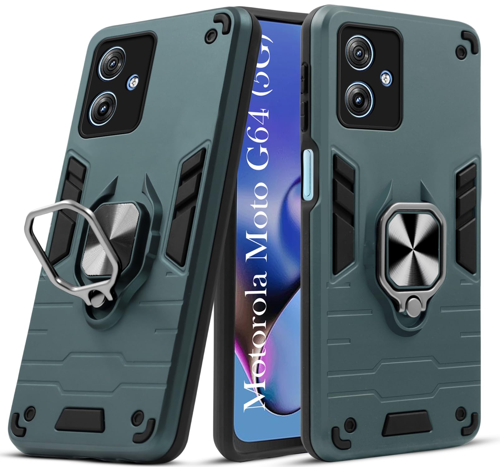 Jkobi Back Cover Case for Motorola Moto G64 5G (Shockproof Polycarbonate Dual Layer Hybrid Armor) (B0DDH3K2PM) Amazon Price History, Amazon Price Tracker