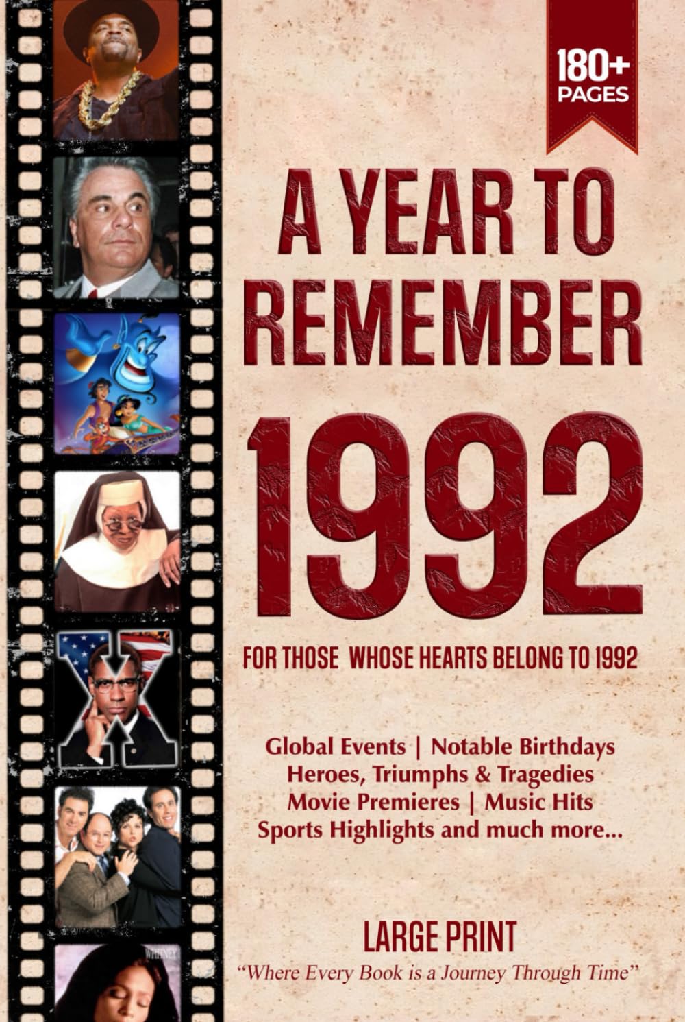 A Year To Remember 1992 History Book: A Nostalgic Tribute for the Radio Babies with Heartfelt Memories of 1992 – An Ideal Gift for Birthdays, Anniversaries, and Special Occasions
